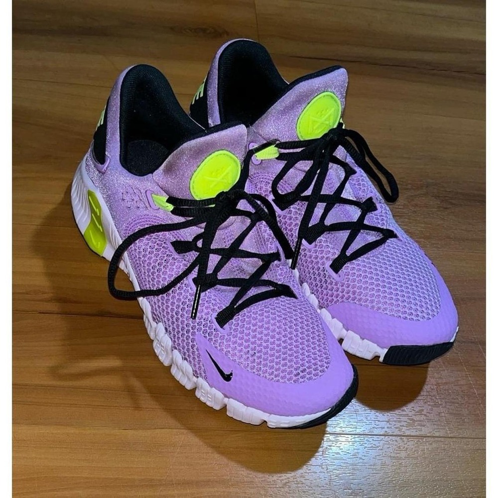 Womens Nike Free Metcon 4 Fuchsia Weightlifting Training Workout Sneakers